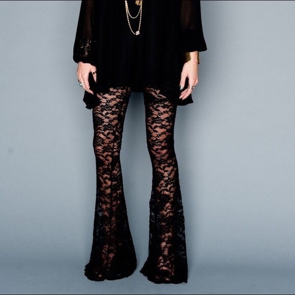 lace bell bottoms
